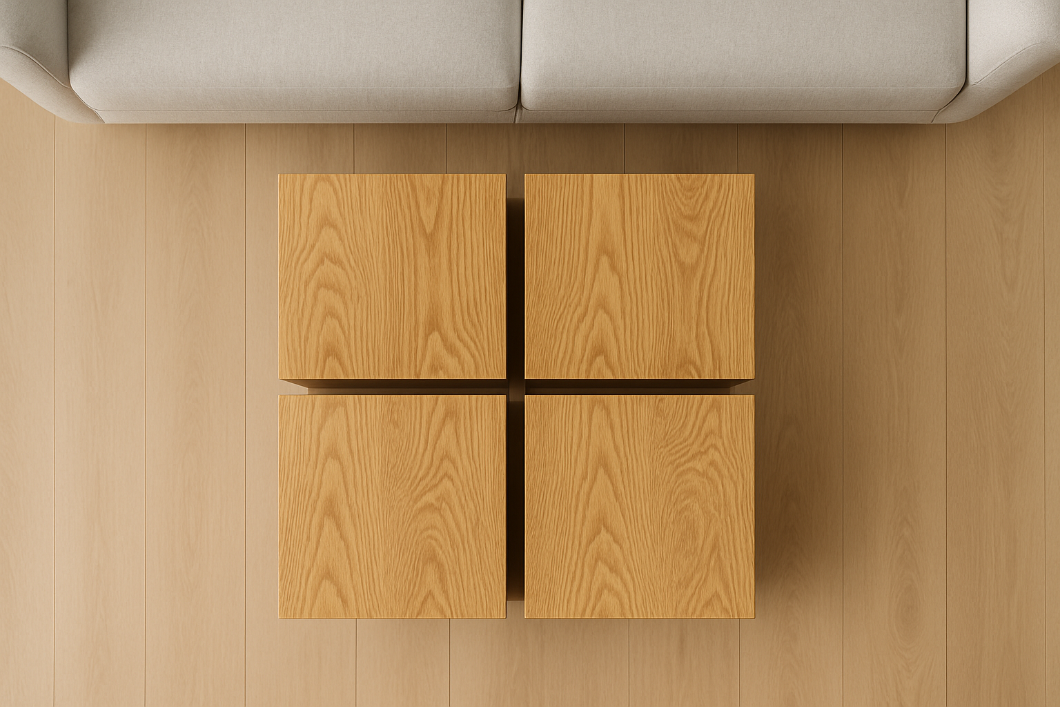 Mesa de centro Cruzada