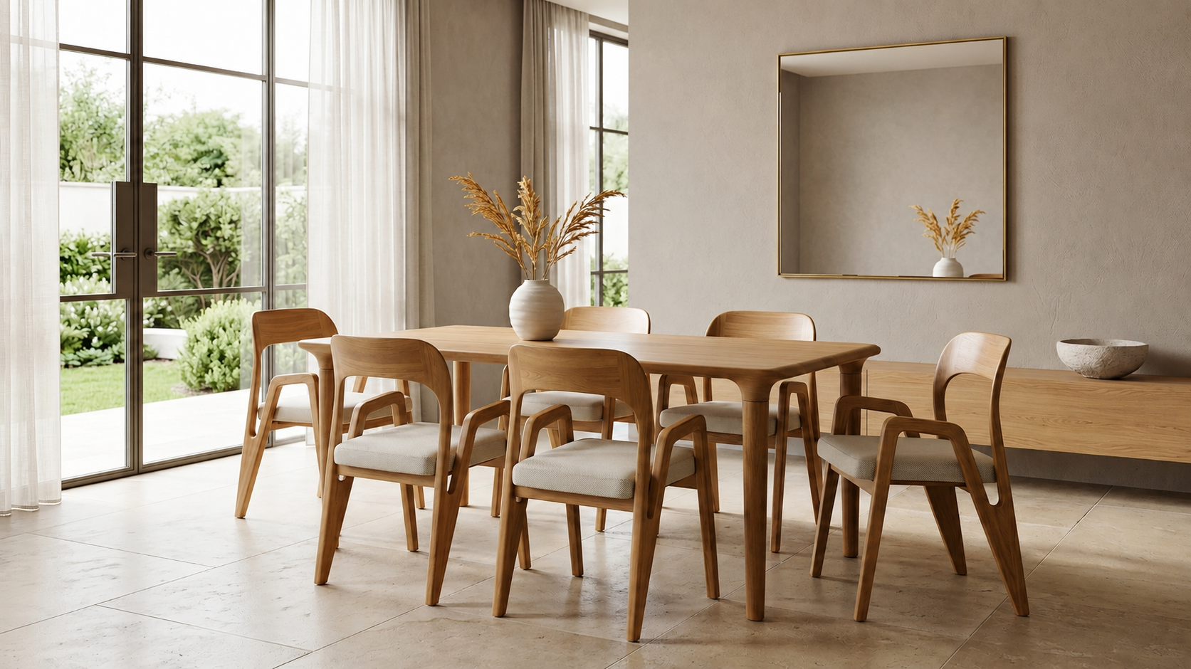 Comedor Alhoma con Sillas Norvik