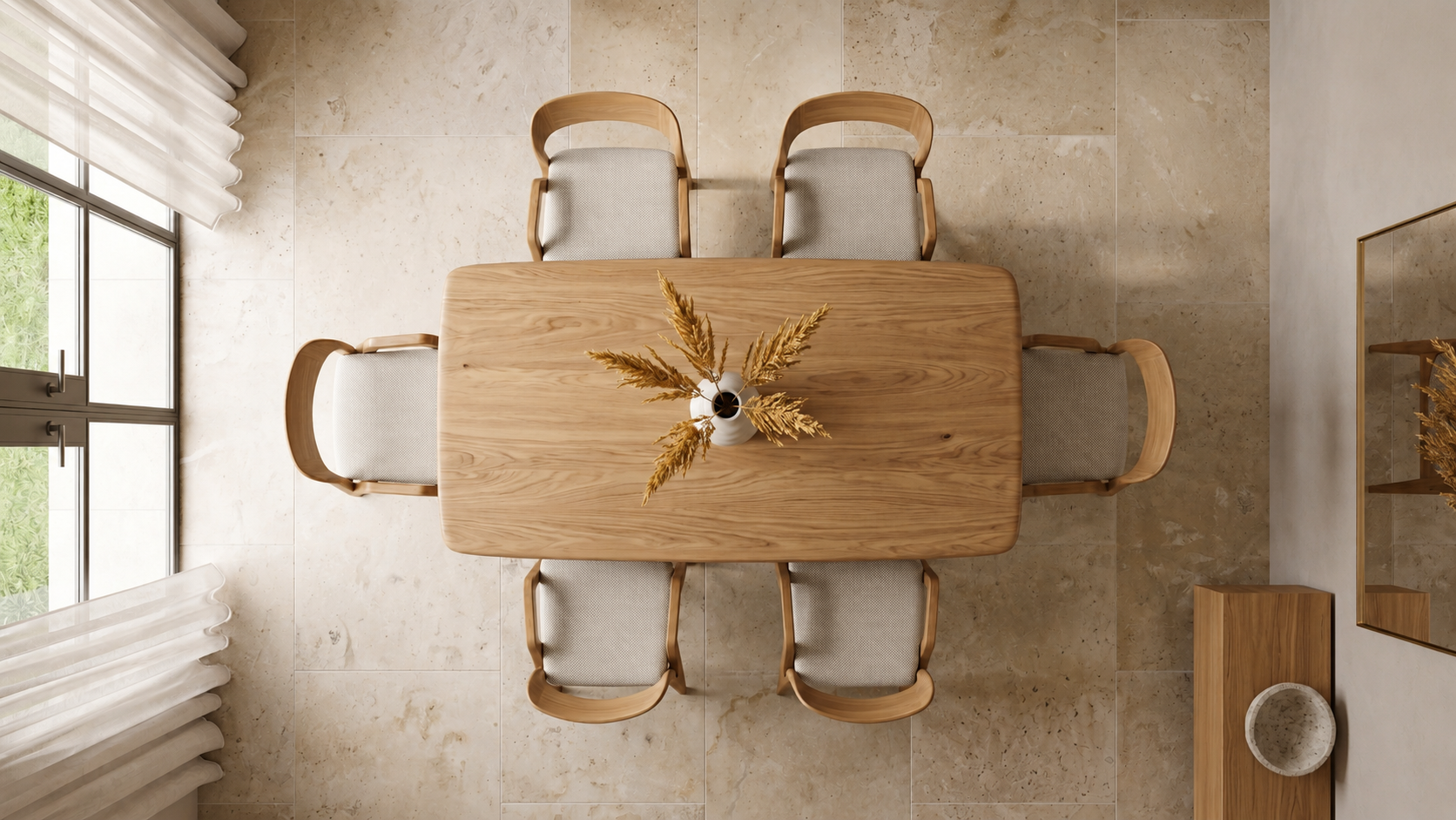 Comedor Alhoma con Sillas Norvik