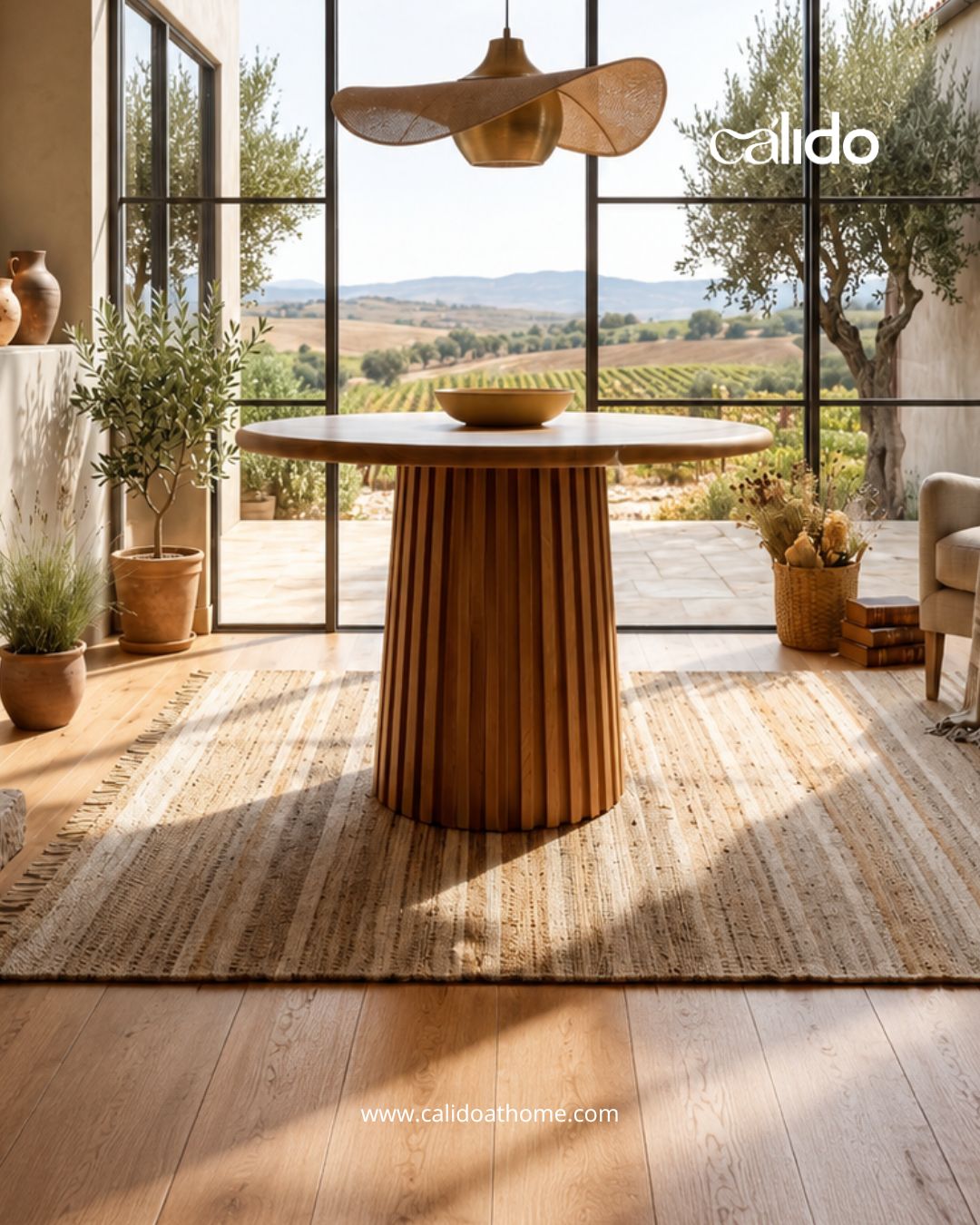 Comedor Refugio Circular & Sillas Muna