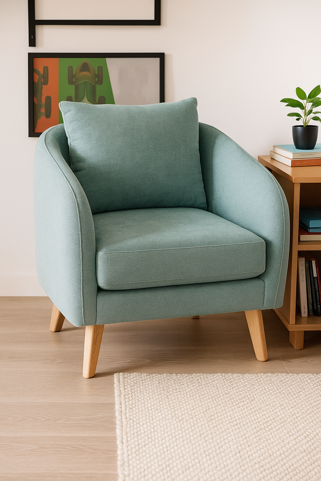 Silla de Sala Topacio Blue