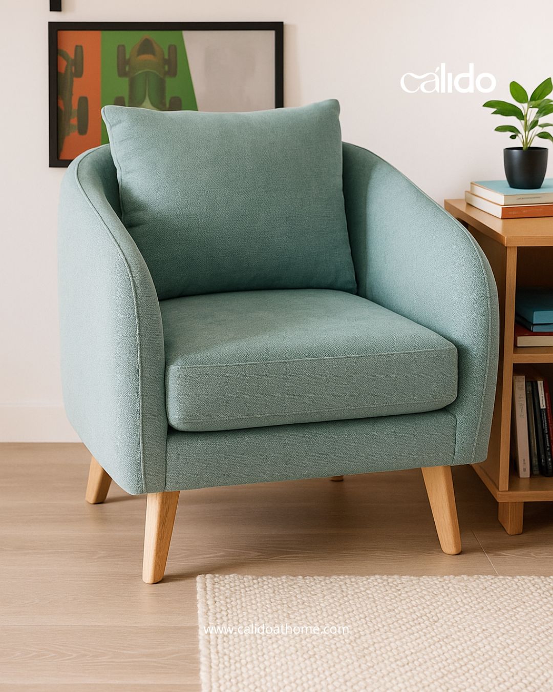 Silla de Sala Topacio Blue